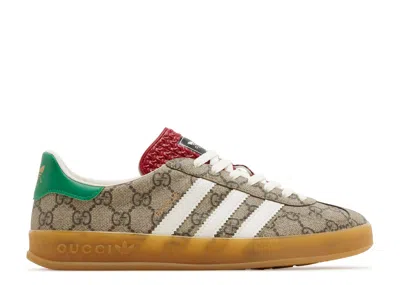 Adidas Originals Adidas Gucci X Adidas Wmns Gazelle 'beige Gg Monogram' In Brown