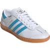 Adidas Originals Adidas Hamburg Sneaker In White/sky Rush/gum