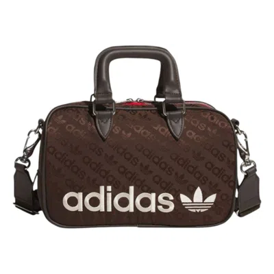 Adidas Originals Adidas Handbag 'dark Brown Better Scarlet'
