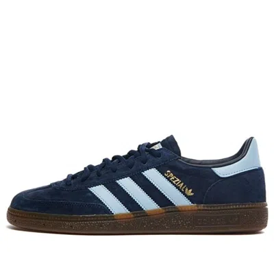 Adidas Originals Handball Spezial Suede Leather Sneakers In Blue