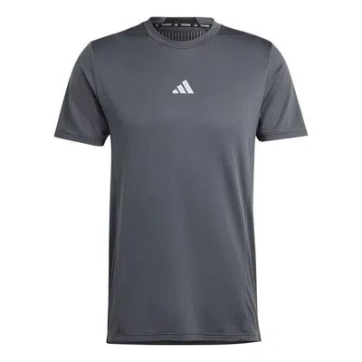 Adidas Originals Adidas Heat.rdy Logo Training T-shirt Asia Sizing 'grey' In Blue