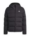 Adidas Originals Black Helionic Down Jacket In Black