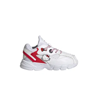 Pre-owned Adidas Originals Adidas Hello Kitty X Astir I 'white Vivid Red' | Infant Size 4