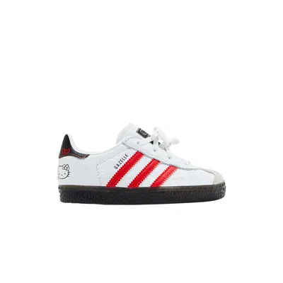 Pre-owned Adidas Originals Adidas Hello Kitty X Gazelle Comfort Closure El I '50th Anniversary' | White | Infant Size 4