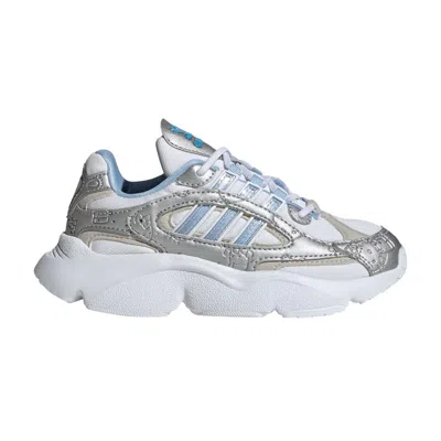 Pre-owned Adidas Originals Adidas Hello Kitty X Ozmillen Elastic Lace C 'white Glow Blue Grey' | Kid's Size 3