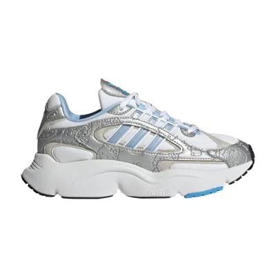 Pre-owned Adidas Originals Adidas Hello Kitty X Ozmillen Elastic Lace J 'white Glow Blue Grey' | Kid's Size 5.5