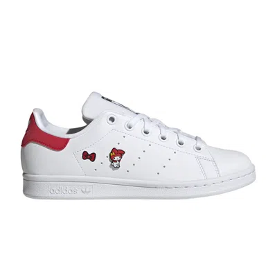 Pre-owned Adidas Originals Adidas Hello Kitty X Stan Smith Big Kid 'friends Forever' | White | Kid's Size 6