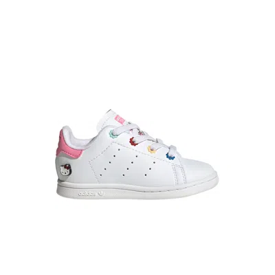 Pre-owned Adidas Originals Adidas Hello Kitty X Stan Smith El I 'floral Beads' | White | Infant Size 9.5