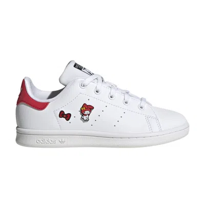 Pre-owned Adidas Originals Adidas Hello Kitty X Stan Smith Little Kid 'friends Forever' | White | Kid's Size 3