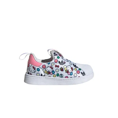 Pre-owned Adidas Originals Adidas Hello Kitty X Superstar 360 I 'floral' | White | Infant Size 4