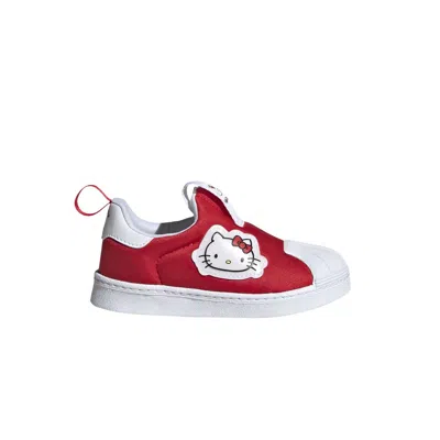 Pre-owned Adidas Originals Adidas Hello Kitty X Superstar 360 I 'vivid Red' | Infant Size 5