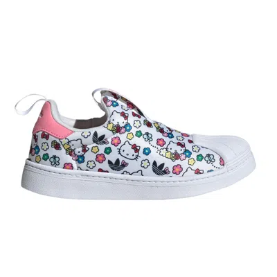 Pre-owned Adidas Originals Adidas Hello Kitty X Superstar 360 J 'floral' | White | Kid's Size 1.5