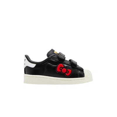 Pre-owned Adidas Originals Adidas Hello Kitty X Superstar Comfort Closure I '50th Anniversary' | Black | Infant Size 9