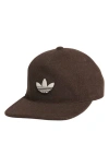 Adidas Originals Adidas Heritage Cotton Blend Baseball Cap In Brown