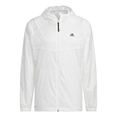 Adidas Originals Adidas Hooded Windbreaker Jacket 'white'