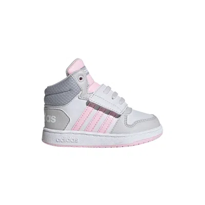 Pre-owned Adidas Originals Adidas Hoops 2.0 Mid I 'white Pink' | Infant Size 3