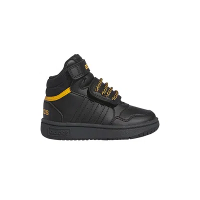 Pre-owned Adidas Originals Adidas Hoops 3.0 Mid I 'black Preloved Yellow' | Infant Size 6.5