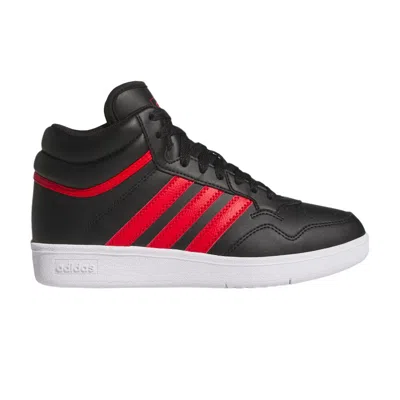 Pre-owned Adidas Originals Adidas Hoops 4.0 Mid J 'black Scarlet' | Kid's Size 5.5