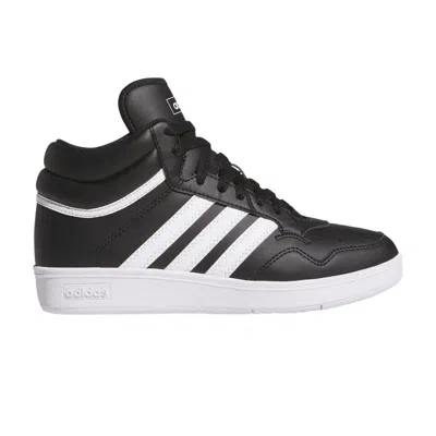Pre-owned Adidas Originals Adidas Hoops 4.0 Mid J 'black White' | Kid's Size 6.5