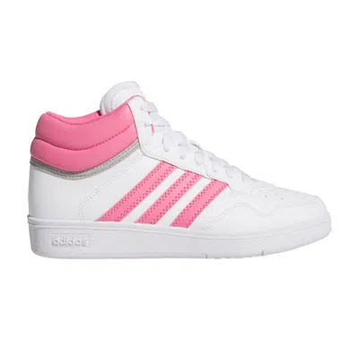 Pre-owned Adidas Originals Adidas Hoops 4.0 Mid J 'white Pink Fusion' | Kid's Size 6