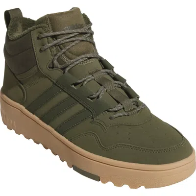 Adidas Originals Adidas Hoops 4.0 Winterized Basketball Sneaker In Green