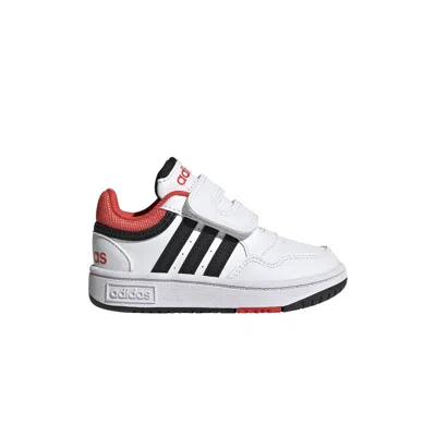 Pre-owned Adidas Originals Adidas Hoops I 'white Black Red' | Infant Size 8