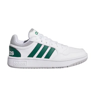 Pre-owned Adidas Originals Adidas Hoops K 'white Collegiate Green' | Kid's Size 11.5