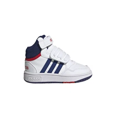 Pre-owned Adidas Originals Adidas Hoops Mid I 'white Victory Blue' | Infant Size 7.5