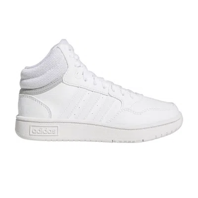 Pre-owned Adidas Originals Adidas Hoops Mid J 'white Grey' | Kid's Size 11.5