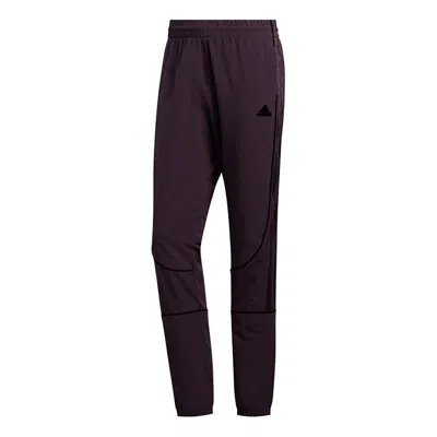 Adidas Originals Adidas Hrd Cu Pant Basketball Bundle Feet Casual Sports Pants Purple In Brown
