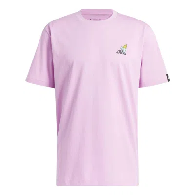 Adidas Originals Adidas Ice Cream Hoops Logo T-shirt 'pink'