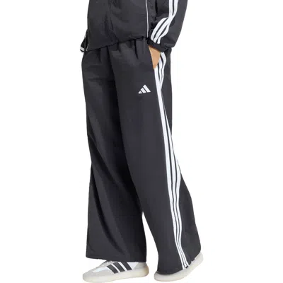 Adidas Originals Adidas Iconic 3-stripes Track Pants In Black/white