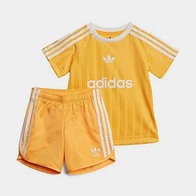 Adidas Originals Babies' Adidas Infant Originals Soccer Uniform Set In Real Gold