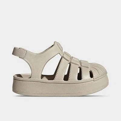 Adidas Originals Babies' Adidas Infant Originals Superstar Sandals In Wonder Alumina/wonder Alumina/wonder Alumina