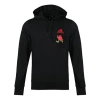 Adidas Originals Adidas Isc Gfx Swt I Embroidered Printing Hooded Knit Sports Pullover Black