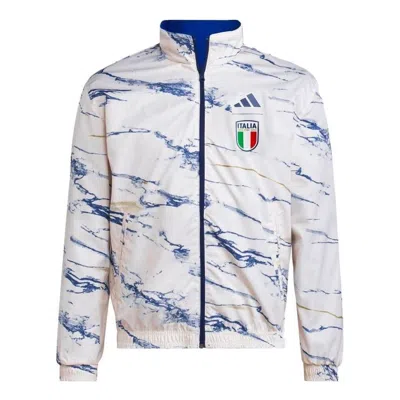 Adidas Originals Adidas Italy Anthem Reversible Jacket 'white Blue'