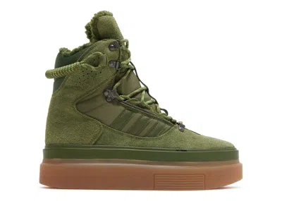 Adidas Originals Adidas Ivy Park X Adidas Wmns Super Sleek Boot 'halls Of Ivy' In Green