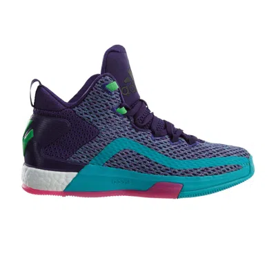 Pre-owned Adidas Originals Adidas J Wall 2 Boost J 'dark Purple Shock Pink' | Kid's Size 7