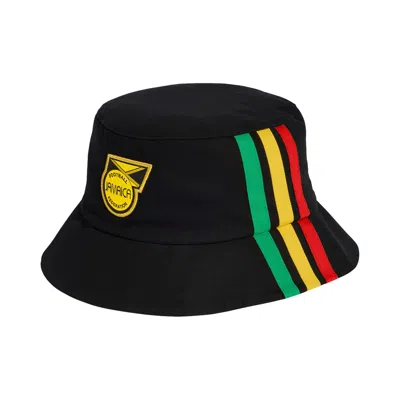 Pre-owned Adidas Originals Adidas Jamaica 26 Bucket Hat 'black/bold Gold' | Men's Size S