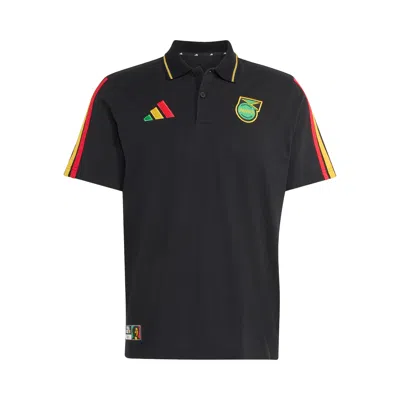 Pre-owned Adidas Originals Adidas Jamaica X Bob Marley Dna Polo Shirt 'black' | Men's Size S