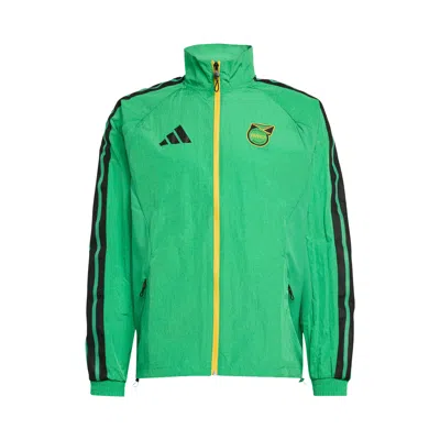 Pre-owned Adidas Originals Adidas Jamaica X Bob Marley Home Anthem Jacket 'vivid Green' | Men's Size Xxl