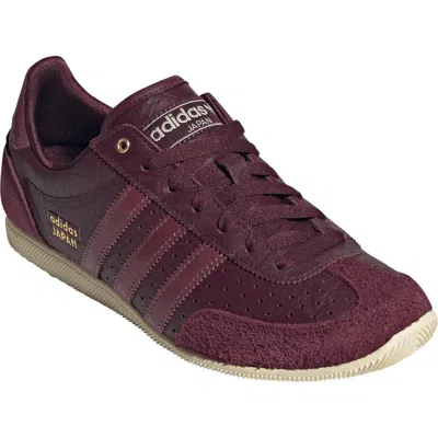 Adidas Originals Adidas Japan Low Top Sneaker In Burgundy