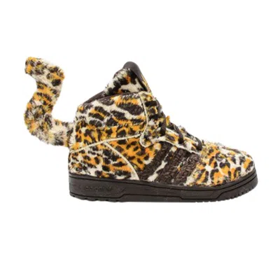 Pre-owned Adidas Originals Adidas Jeremy Scott X Leopard Infant | Brown | Infant Size 5