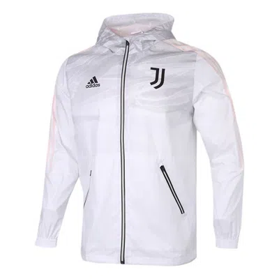 Adidas Originals Adidas Juventus Soccer/football Sports Hooded Jacket White