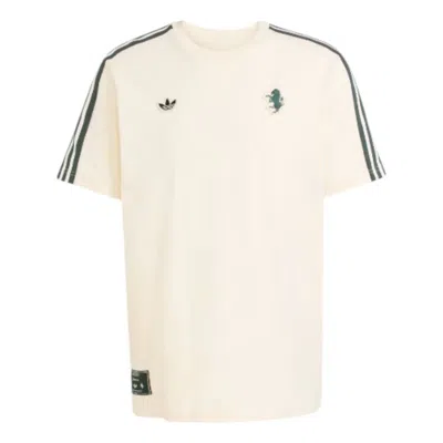 Adidas Originals Side-stripes T-shirt In Neutral