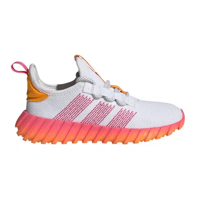 Pre-owned Adidas Originals Adidas Kaptir Flow J 'white Pulse Magenta Crew Orange' | Kid's Size 3