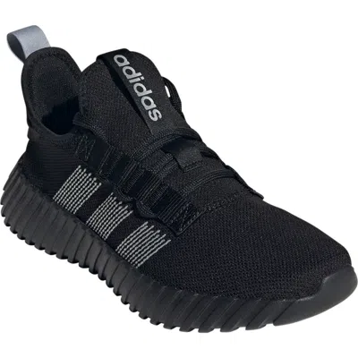 Adidas Originals Adidas Kaptir Flow Running Shoe In Black/silver Metallic/silver