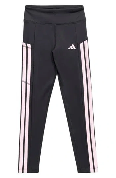 Adidas Originals Adidas Kids' 3-stripe Leggings In Black