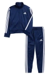 Adidas Originals Adidas Kids' 3-stripe Tricot Tracksuit In Blue