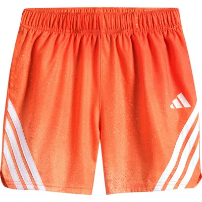 Adidas Originals Big Kid Boys Mid Rise Pull-on Short In Orange